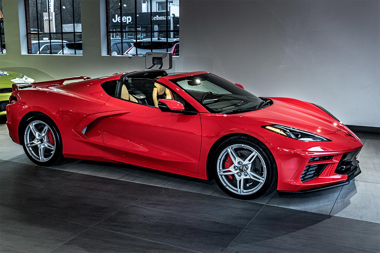 corvette c8 showroom Lehmann Automobile